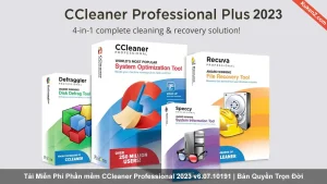 Tải Và Cài Đặt Miễn Phí Phần Mềm CCleaner Slim Edition 2023 v6.07.10191 Full Crack