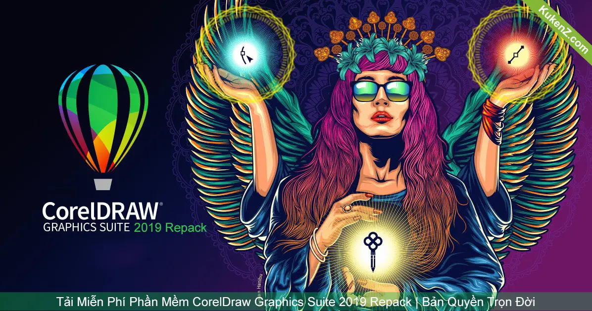 Tải Và Cài Đặt Miễn Phí Phần Mềm CorelDRAW Graphics Suite 2019 Repack Full Crack