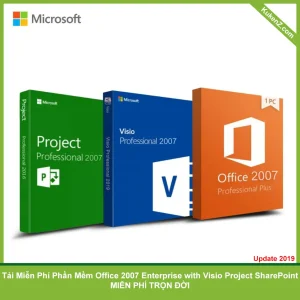 Tải Và Cài Đặt Miễn Phí Phần Mềm Office 2007 Enterprise with Visio Project SharePoint
