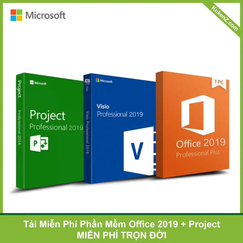 Tải Và Cài Đặt Miễn Phí Phần Mềm Office Project Professional 2019 Full Crack