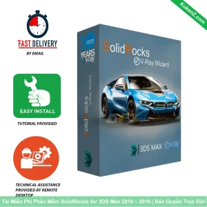 Tải Và Cài Đặt Miễn Phí Phần Mềm SolidRocks for 3DS Max 2010 – 2016 Full Crack